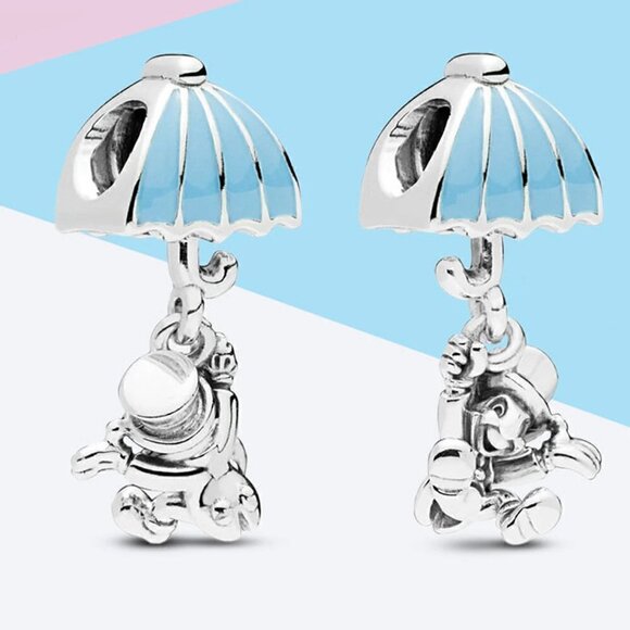 Sterling Silver Disney Jiminy Cricket Dangle - Picture 1 of 3